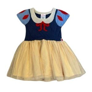 Disney Princess Snow White Knit Bodice & Tulle Skirt Baby Girl Dress size 18M